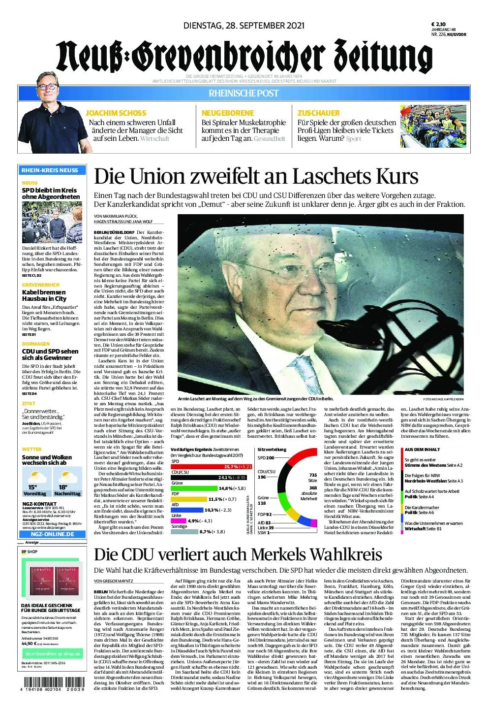 NGZ Grevenbroich – 28. September 2021