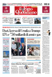Il Fatto Quotidiano - 28 Luglio 2025