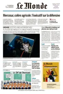 Le Monde du Mardi 19 Novembre 2024