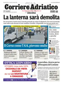 Corriere Adriatico Ancona - 17 Ottobre 2025