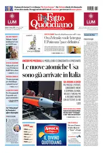 Il Fatto Quotidiano - 8 Marzo 2025