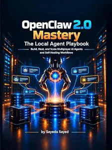OpenClaw 2.0 Mastery: The Local Agent Playbook: Build, Host, and Scale Multiplayer AI Agents and Self-Healing Workflows