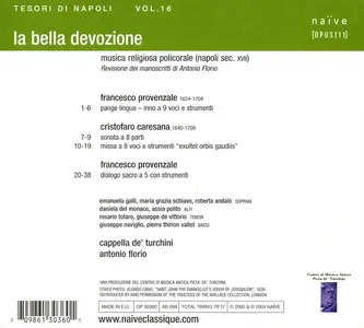 Antonio Florio, Cappella de' Turchini - Francesco Provenzale: La bella devozione (2004)