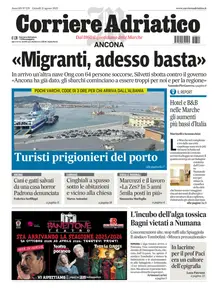 Corriere Adriatico Ancona - 21 Agosto 2025