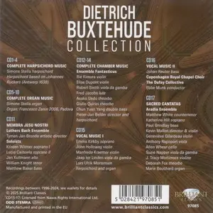 Dietrich Buxtehude Collection [17CDs] (2025)