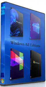 Windows All (7, 8.1, 10, 11) All Editions With Updates AIO 43in1 (x64) June 2024 Preactivated