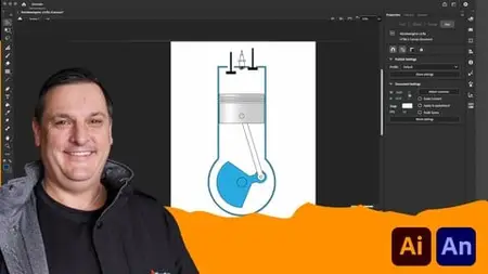 Animate A Basic Engine With Adobe Illustrator & Animate