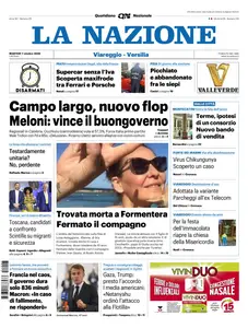 La Nazione Viareggio Versilia - 7 Ottobre 2025