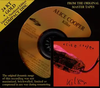 Alice Cooper - Killer (1971) [Audio Fidelity, 24 KT + Gold CD, 2009]