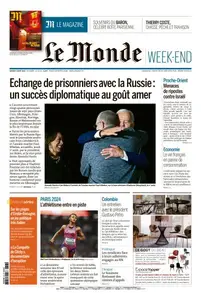 Le Monde du Samedi 3 Août 2024