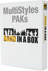 PG Music MultiStyles PAK 1 for Band-in-a-Box and RealBand