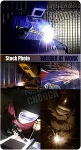 Welder at work - Stock Photo