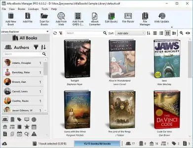 Alfa eBooks Manager Premium 6.4.4.1 Portable