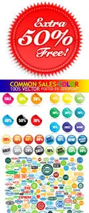 Stock Vector - Common Sale - Color