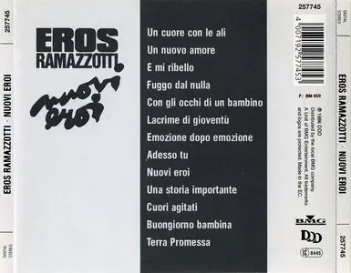 Eros Ramazzotti - Nuovi Eroi (1986)