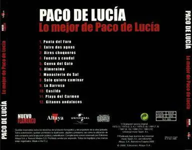 Paco De Lucia - Lo Mejor De Paco De Lucia (2000) {Ediciones Altaya}