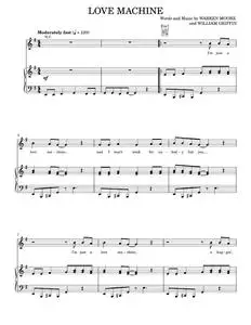 Love machine - Smokey Robinson and The Miracles (Piano-Vocal-Guitar)