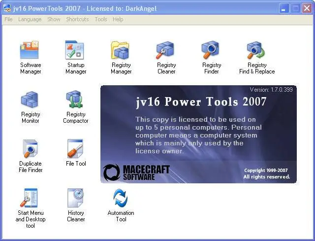 Portable jv16 PowerTools 2007 v1.7.0.399
