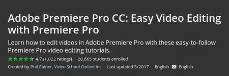 Udemy - Adobe Premiere Pro CC: Easy Video Editing with Premiere Pro