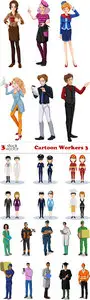 Vectors - Cartoon Workers 3