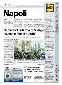 la Repubblica Napoli - 6 Aprile 2018