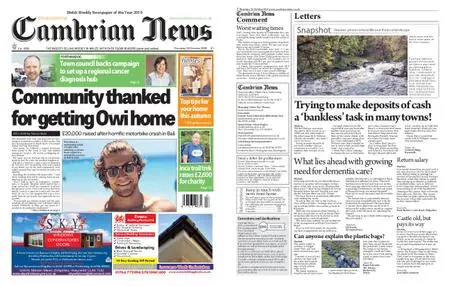 Cambrian News Arfon & Dwyfor – 25 October 2019