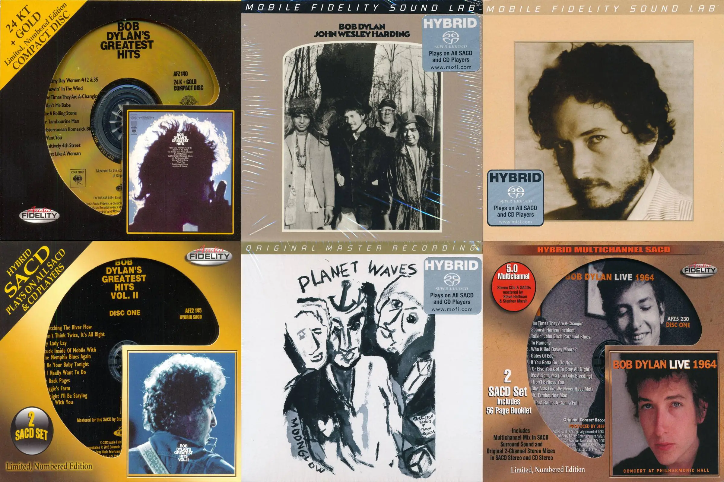 Bob Dylan – Albums Collection (1967-2004) [8CD, Mobile Fidelity Sound ...