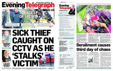 Evening Telegraph First Edition – October 12, 2018