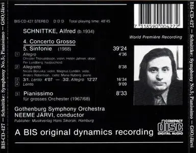 Alfred Schnittke - Concerto Grosso No. 4 (Symphony No. 5) - GSO, Neeme Järvi (1988) {BIS Schnittke Edition, BIS-427} (Item #2}