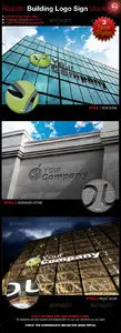 GraphicRiver Realistic Building Logo Sign Mock-Up 2