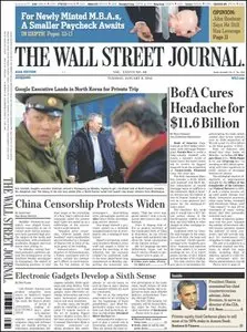 The Wall Street Journal - 08 January 2013 (Asia)