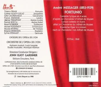 John Eliot Gardiner, Orchestre de l'Opéra de Lyon - André Messager: Fortunio (2023)