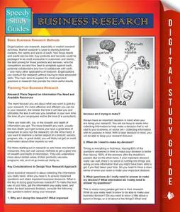 «Business Research (Speedy Study Guides)» by Speedy Publishing