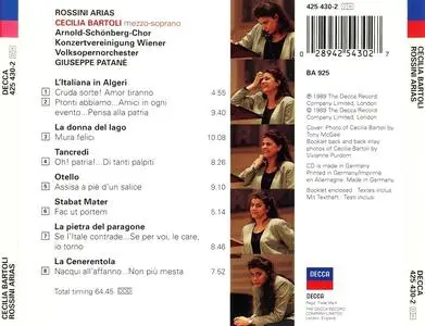 Cecilia Bartoli, Giuseppe Patanè, Wiener Volkopernorcheste - Rossini Arias (1989)