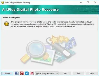 ArtPlus Digital Photo Recovery 7.3.9.230 Portable