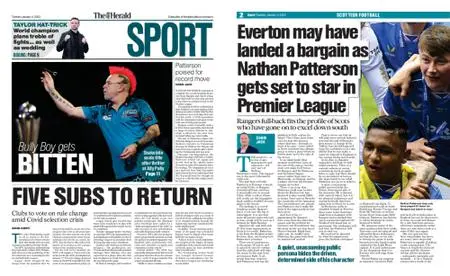 The Herald Sport (Scotland) – January 04, 2022