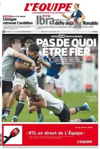 L'Equipe du Dimanche 10 Novembre 2013