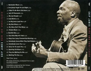 Skip James - Studio Sessions - Rare and Unreleased (2003)