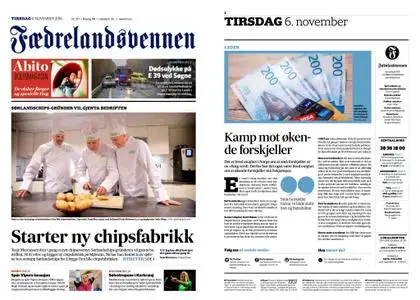 Fædrelandsvennen – 06. november 2018
