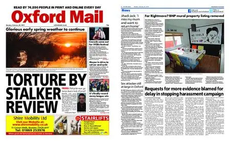 Oxford Mail – February 25, 2019