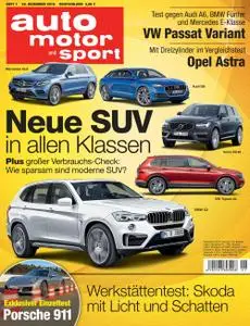 Auto Motor und Sport – 24. Dezember 2015