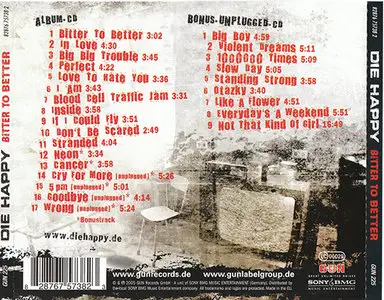 Die Happy - Bitter To Better (2xCD Ltd Ed., 2005) {Reupped}