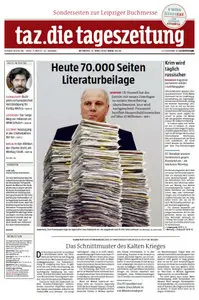 Tageszeitung TAZ vom 12 Maerz 2014