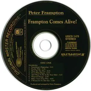 Peter Frampton - Frampton Comes Alive! (1976) {1996, Ultradisc II™ 24 KT Gold CD} Repost