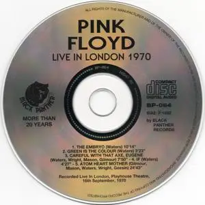 Pink Floyd - Live In London 1970 (1992)