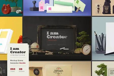 CreativeMarket - I Am Creator [Frontview]