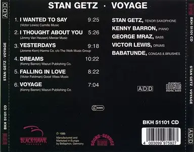 Stan Getz - Voyage (1986) [Repost]