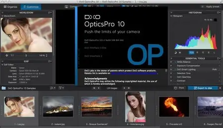 DxO Optics Pro 10.1.1 Build 109 Elite Multilingual Mac OS X