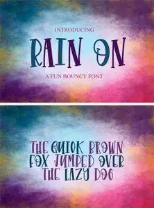 CM - Rain On - Font 2370609