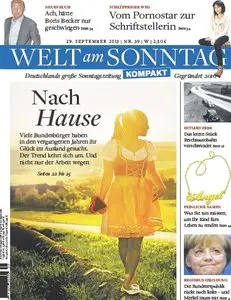 Welt am Sonntag Kompakt vom 29 September 2013